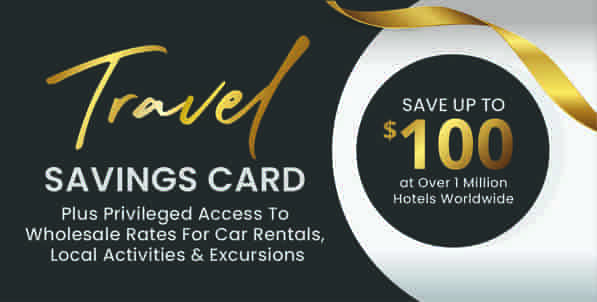 Travel saving card - upto 100 - Travel Package