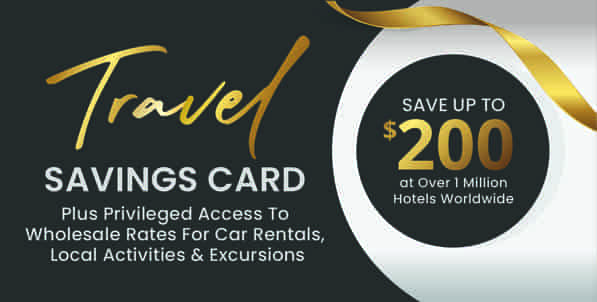 Travel saving card - upto 200 - Travel Package