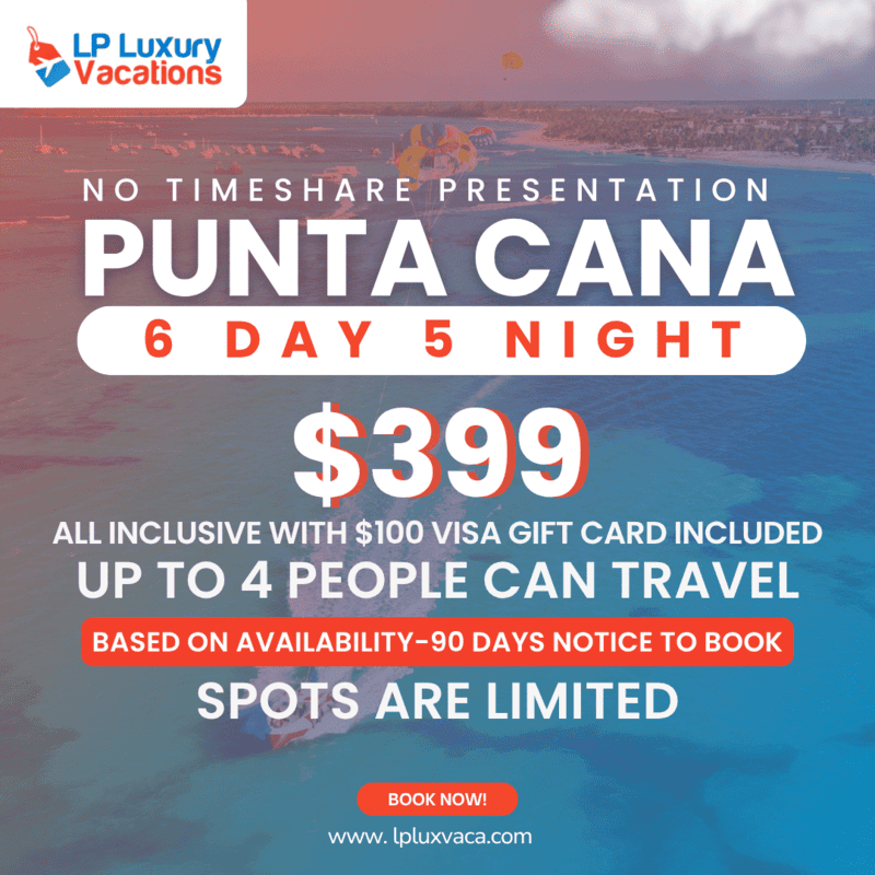 6 Day 5 Night Punta Cana $399 package 03 - Travel Package