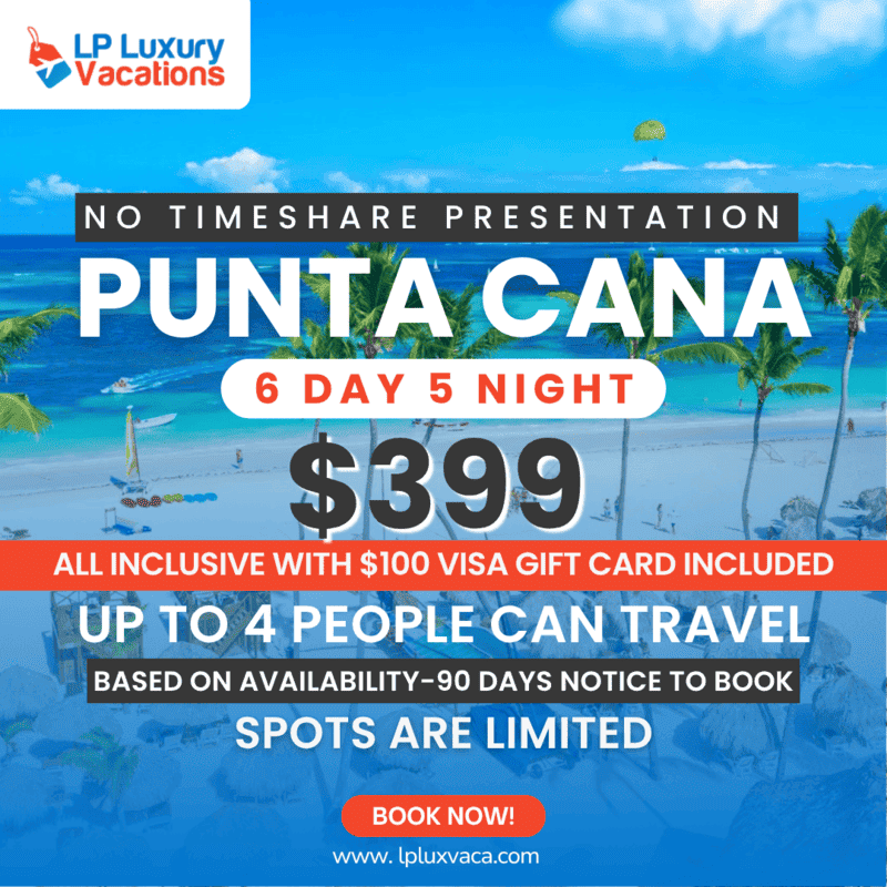 6 Day 5 Night Punta Cana $399 package 04 - Travel Package